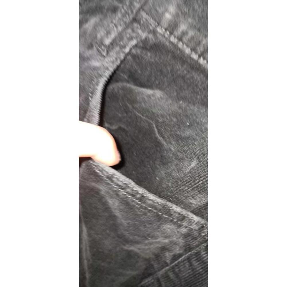 J.Crew Factory Womens Corduroy Pants Size 32 Black Bootcut Stretch Slacks - Picture 6 of 12